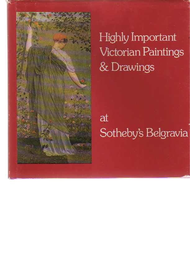 Sothebys 1979 Important Victorian Paintings (Digital only)