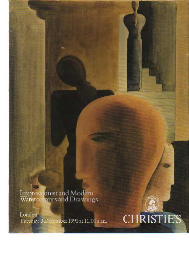 Christies 1991 Impressionist & Modern Watercolours, Drawings - Click Image to Close