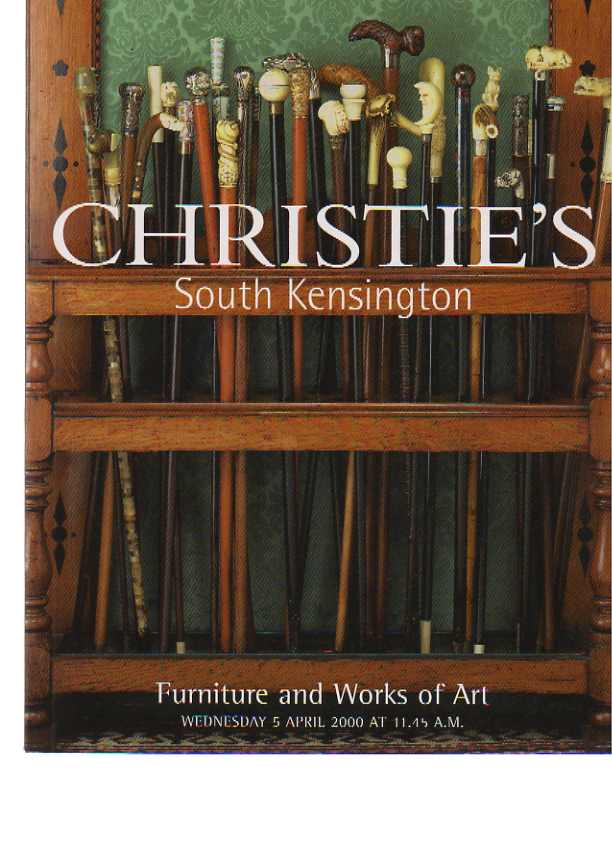 Christies 2000 Furniture & Works of Art, inc. Canes