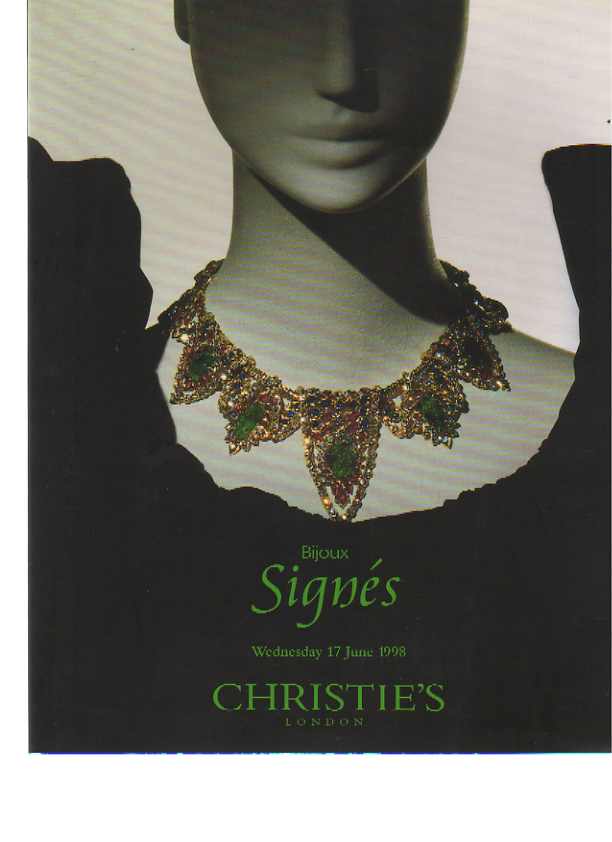Christies 1998 Signed Jewellery