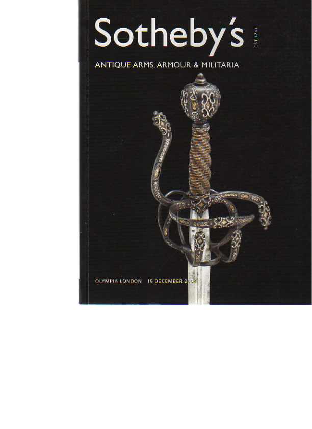 Sothebys 2004 Antique Arms, Armour & Militaria