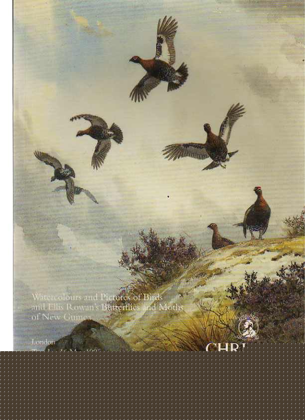 Christies 1995 Birds & Rowan’s Butterflies & Moths of New Guinea