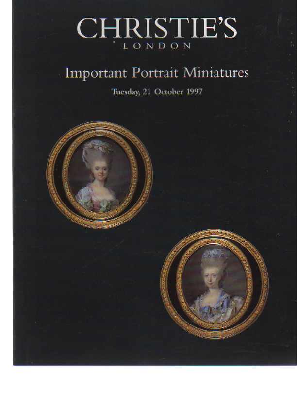 Christies October 1997 Important Portrait Miniatures (Digital Only)