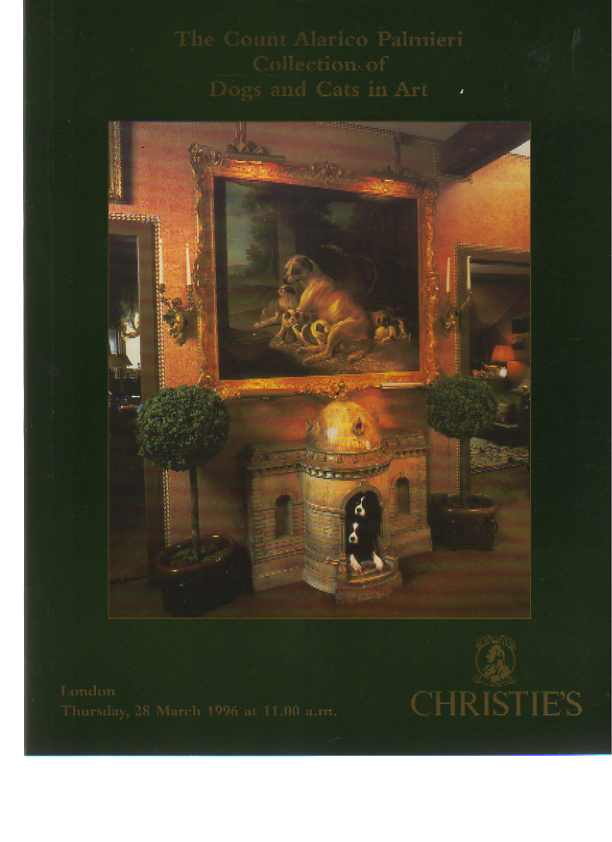 Christies 1996 Palmieri Collection Dogs & Cats in Art - Click Image to Close