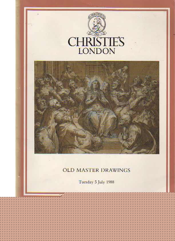 Christies 1988 Old Master Drawings