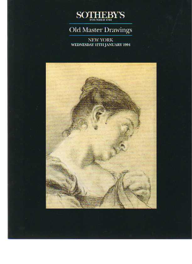 Sothebys January 1994 Old Master Drawings (Digital Only)