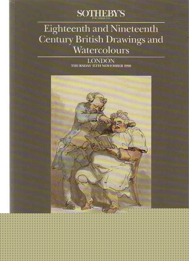 Sothebys 1990 18th & 19th Century British Watercolours