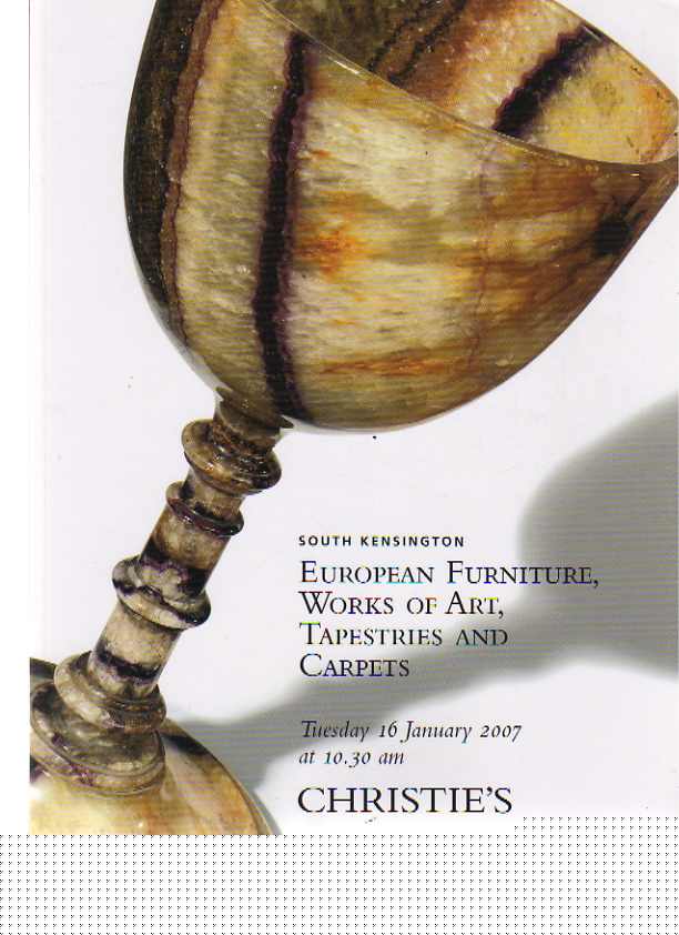 Christies Jan 2007 European Furniture, Works of Art, Tapestries (Digital only)
