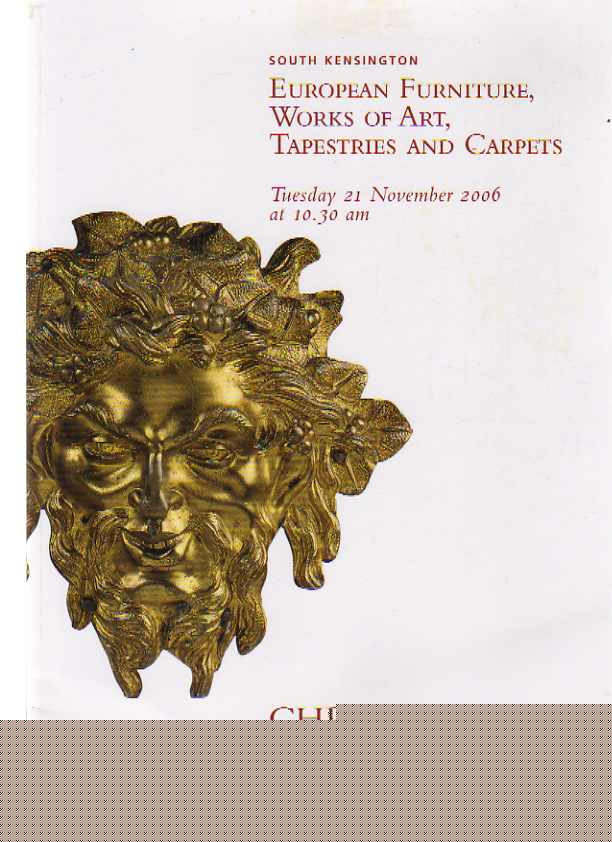 Christies 2006 European Furniture, Works of Art, Tapestries