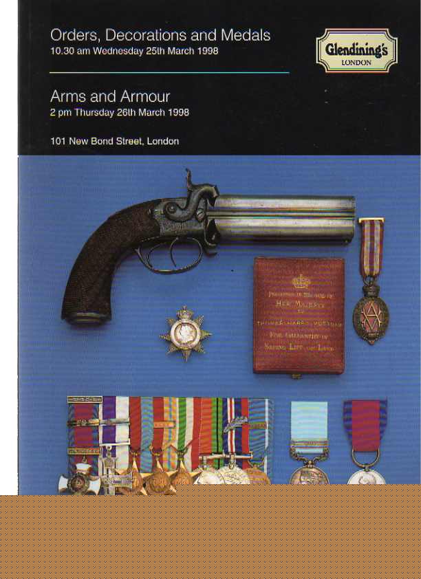 Glendinings1998 Orders, Decorations & Medals, Arms & Armour