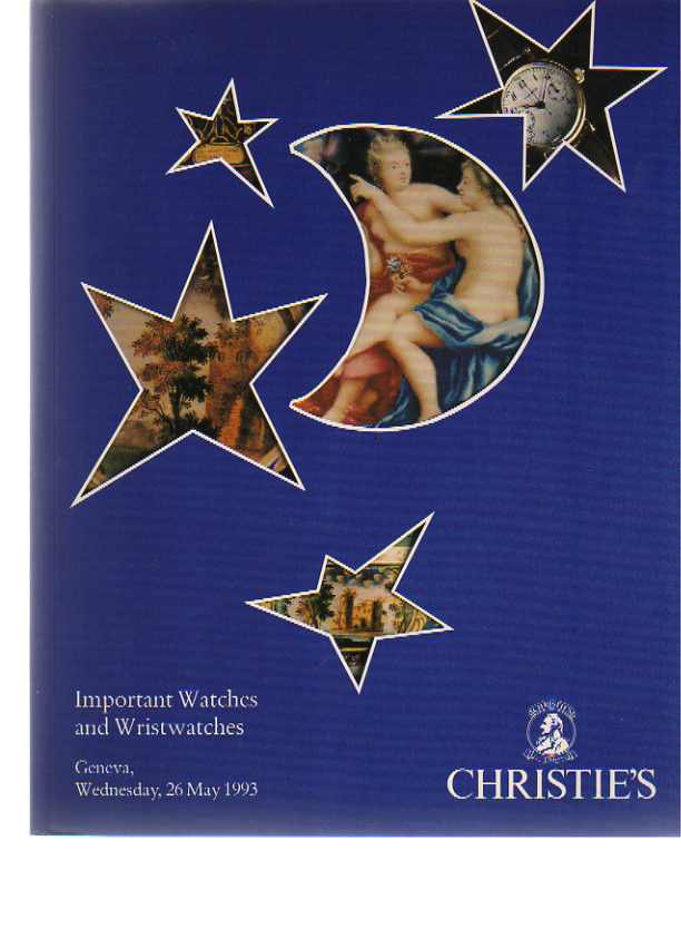 Christies May 1993 Important Watches & Wristwatches