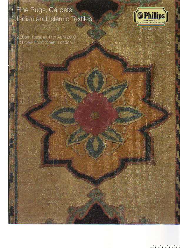 Phillips 2000 Fine Rugs, Carpets, Textiles