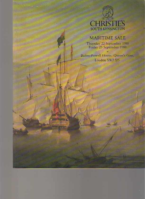 Christies 1988 Maritime Sale - Click Image to Close