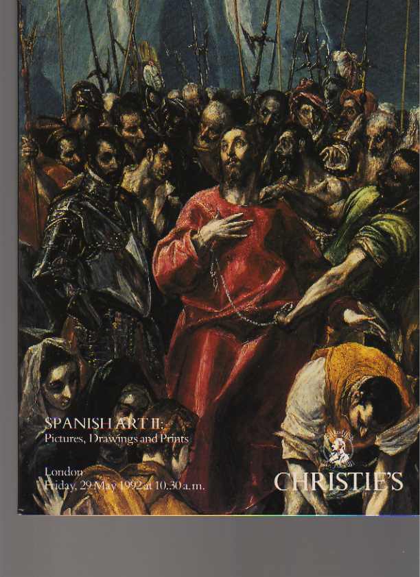 Christies 1992 Spanish Art, Pictures, Drawings & Prints