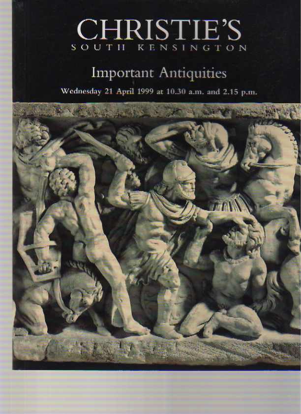 Christies April 1999 Important Antiquities (Digital only)