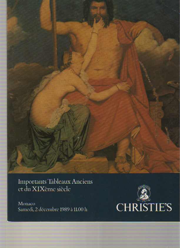 Christies 1989 Important Old Master & 19 Century Paintings