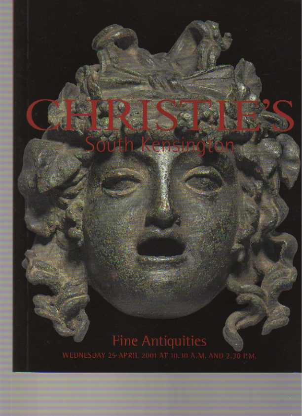 Christies April 2001 Fine Antiquities (Digital Only)