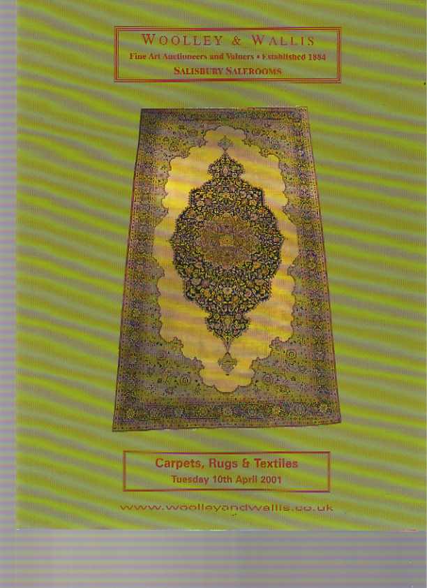 Woolley & Wallis April 2001 Carpets, Rugs & Textiles
