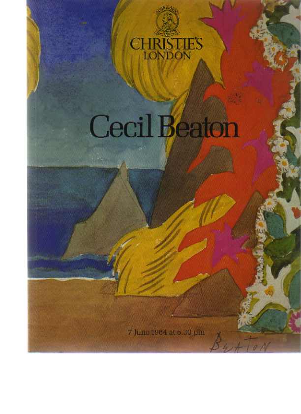 Christies 1984 Cecil Beaton