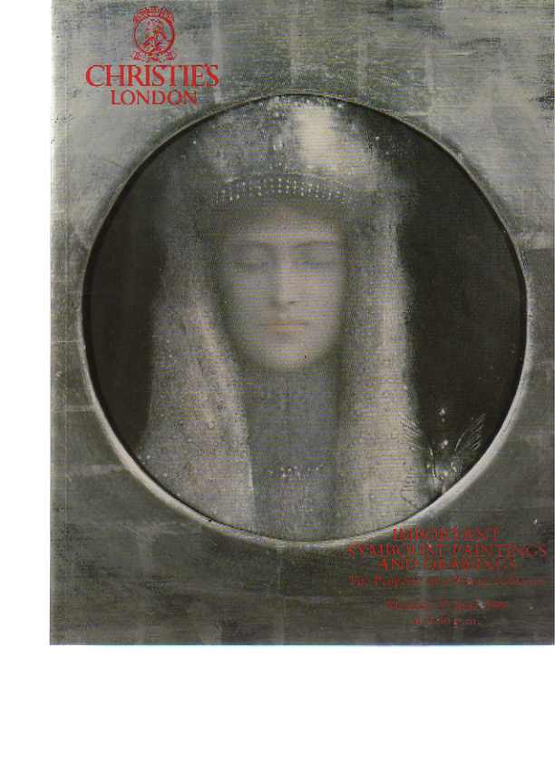 Christies 1988 Important Symbolist Paintings & Drawings