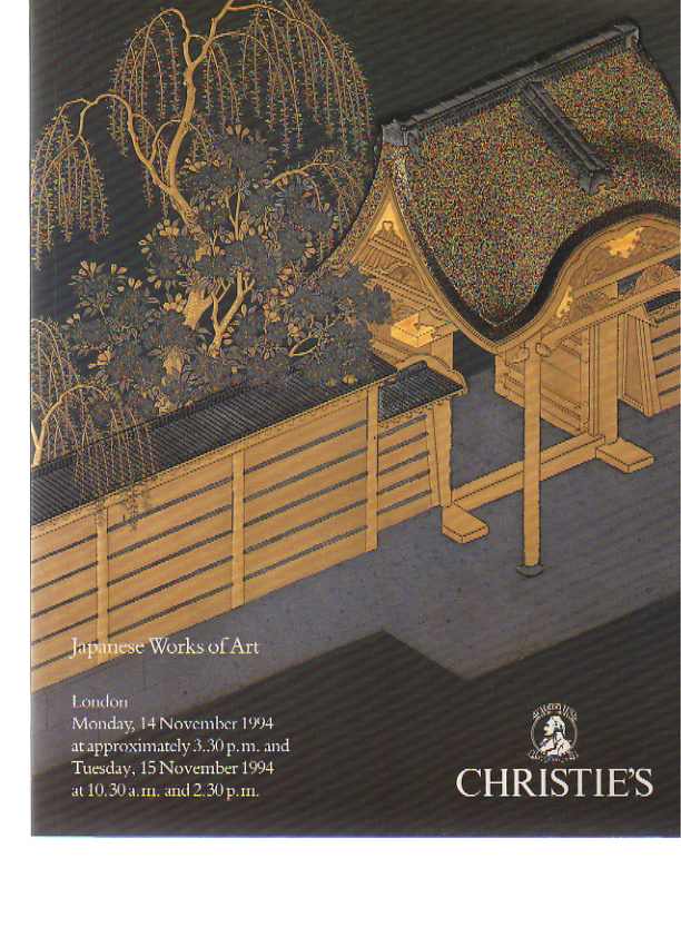Christies November 1994 Japanese Works of Art