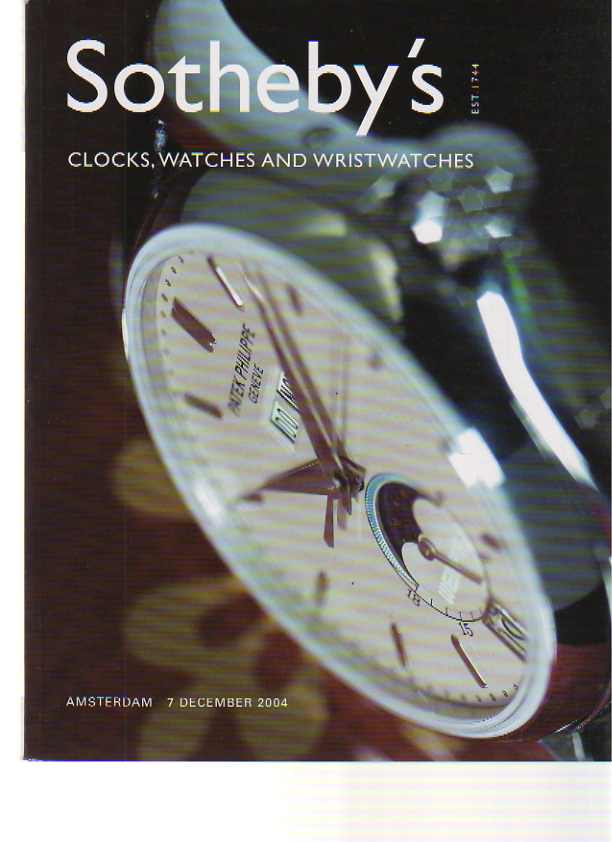 Sothebys December 2004 Clocks, Watches & Wristwatches