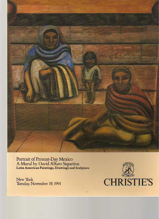 Christies Nov 1991 Present-Day Mexico - A Mural by David Alfaro Siqueiros
