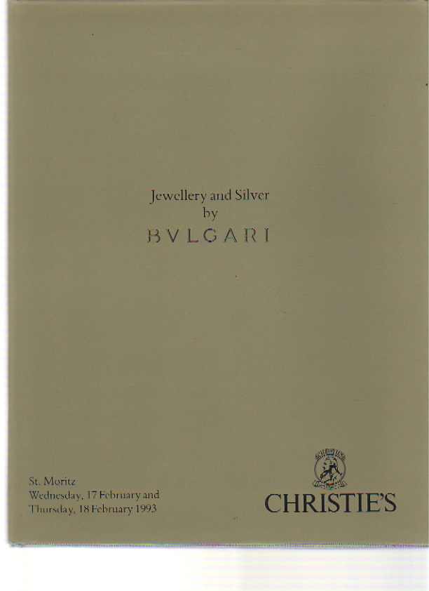 Christies 1993 Jewellery & Silver by BULGARI