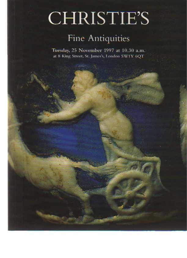 Christies November 1997 Fine Antiquities (Digital Only)