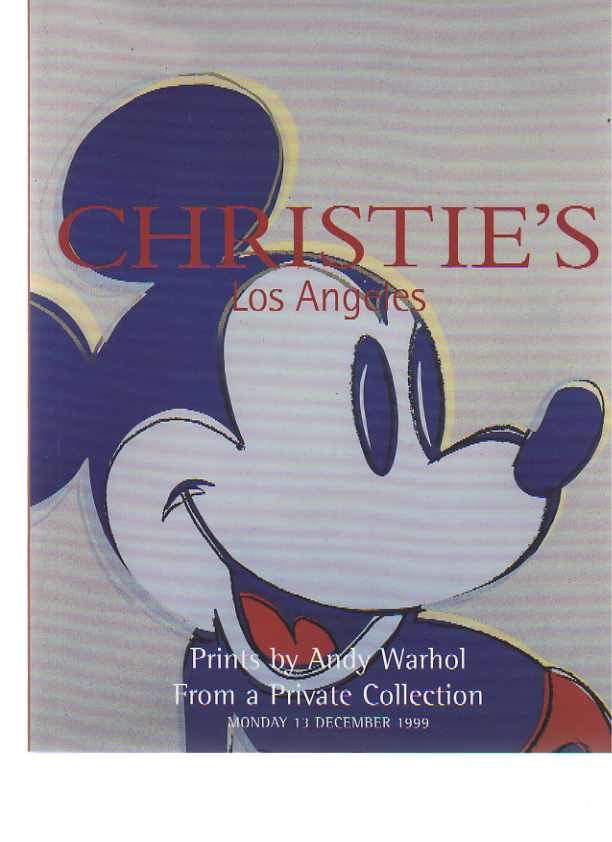 Christies 1999 Prints by Andy Warhol