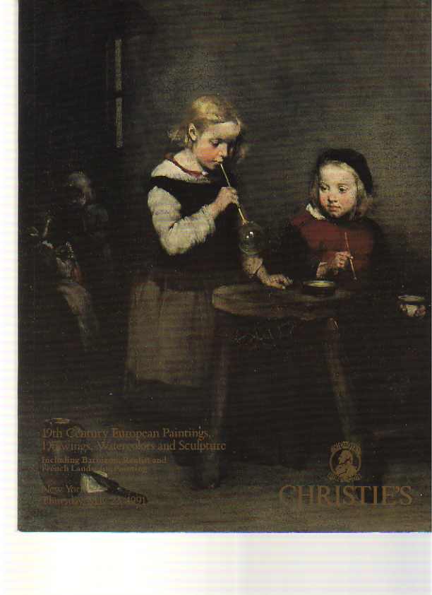 Christies 1991 Barbizon, French & European Paintings - Click Image to Close