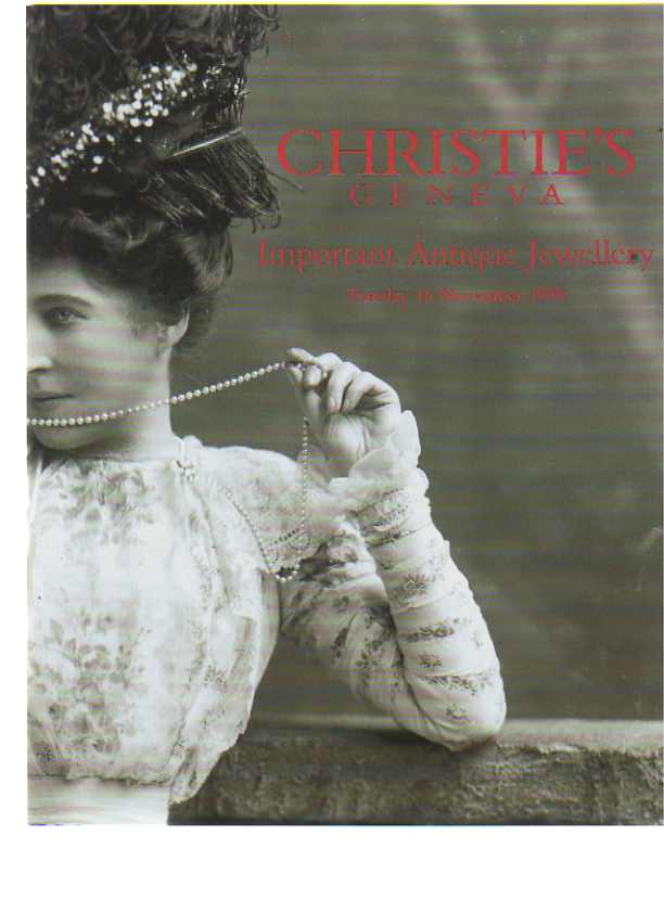 Christies November 1999 Important Antique Jewellery (Digital Only)