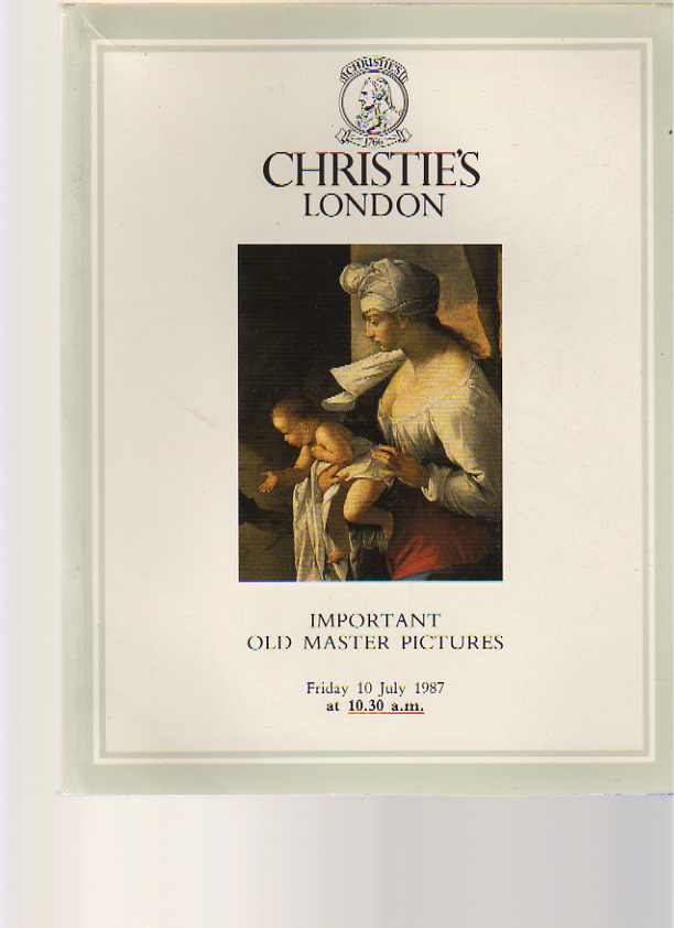 Christies July 1987 Important Old Master Pictures