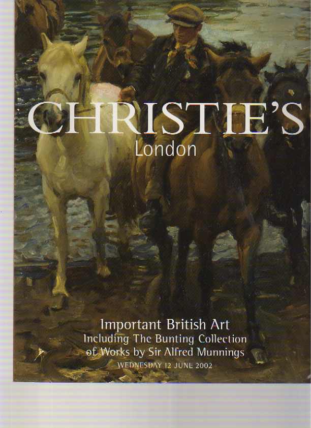 Christies 2002 British Art, inc Bunting Collection of Munnings