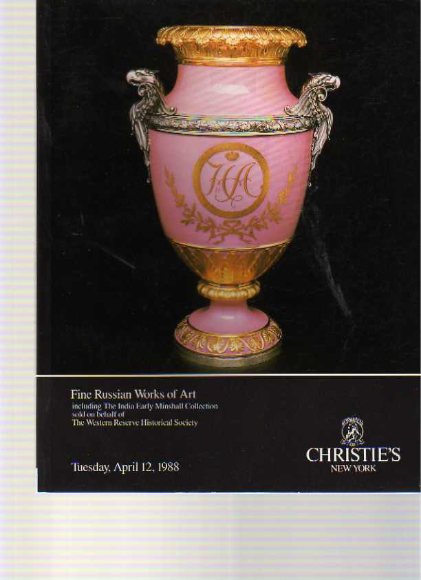 Christies 1988 Fine Russian Works of Art