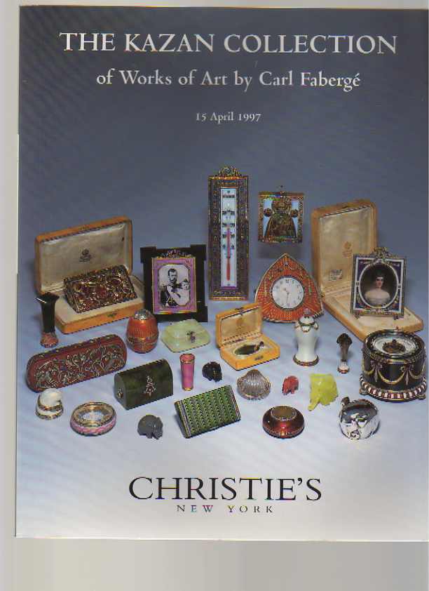 Christies 1997 The Kazan Collection of Works of art by Fabergé (Digital only)