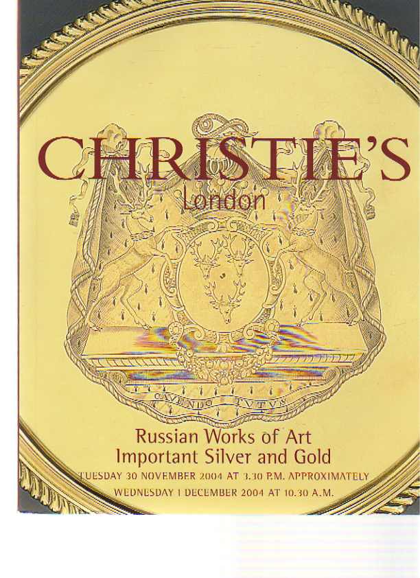 Christies 2004 Important Silver, Russian Works of Art