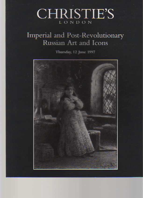 Christies 1997 Imperial & Post-Revolutionary Russian Art & Icons