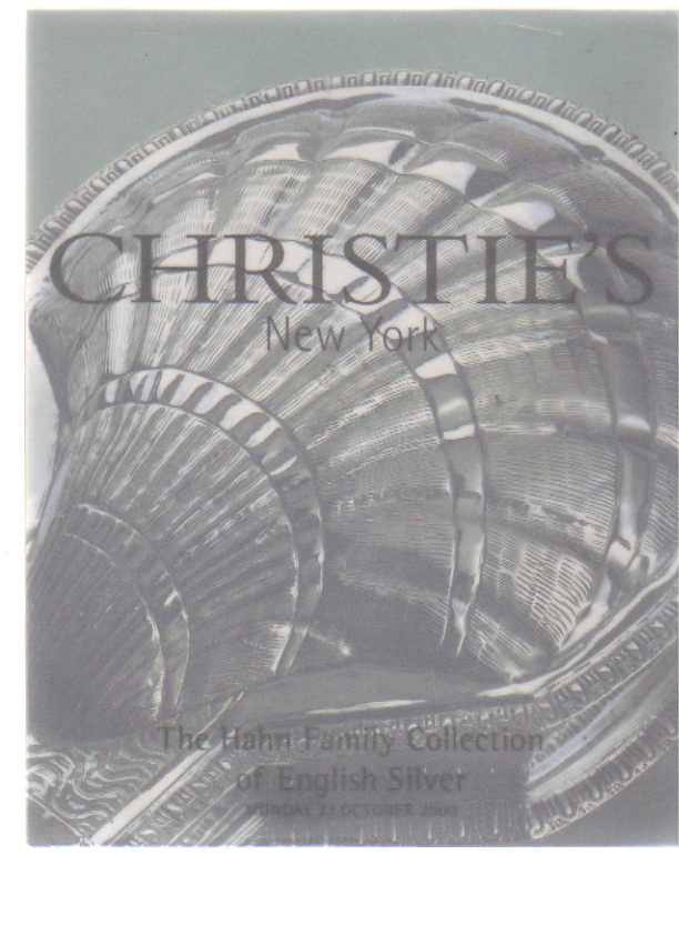 Christies 2000 Hahn Family Collection of English Silver
