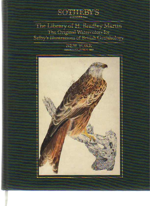 Sothebys 1989 Bradley Martin Library, Original Selby Ornithology