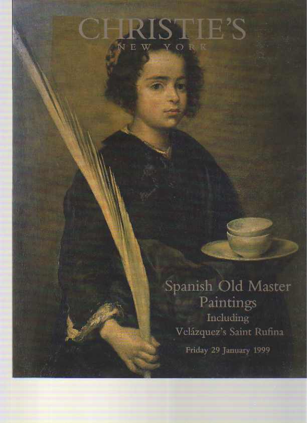 Christies 1999 Spanish Old Master Paintings, Velasquez