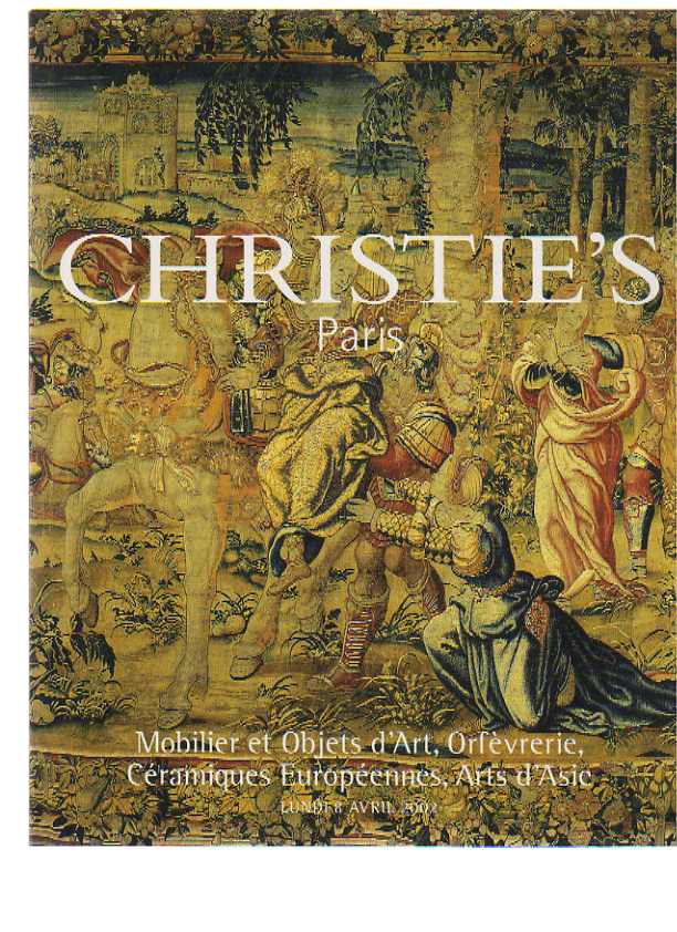 Christies 2002 French Furniture, Silver, European Ceramics