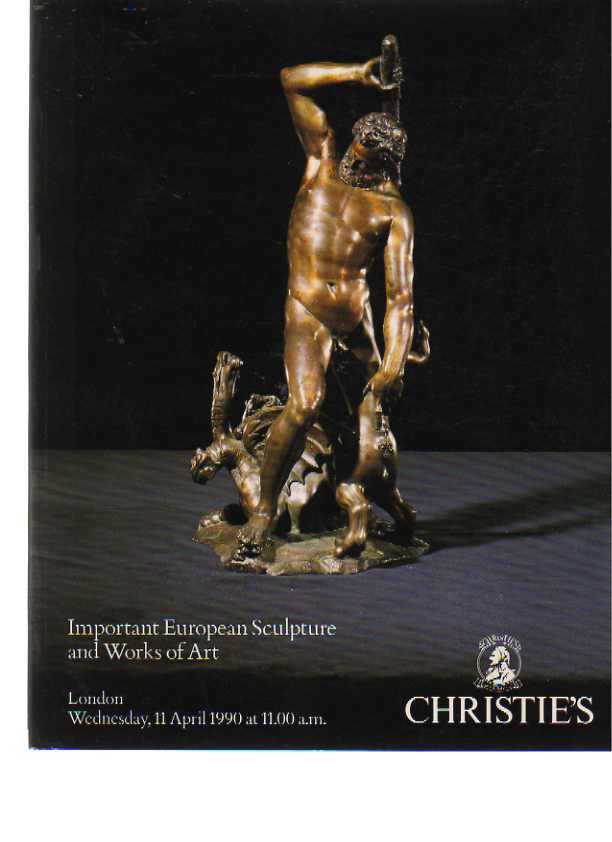 Christies 1990 Important European Sculpture & Works of Art