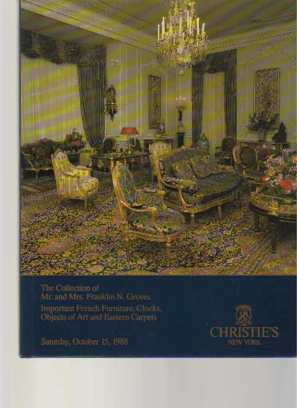 Christies 1988 Groves Collection of French Furniture