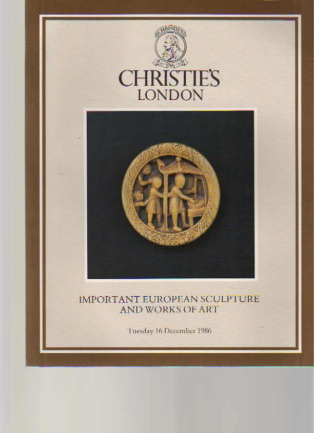 Christies 1986 Important European Sculpture & Works of Art