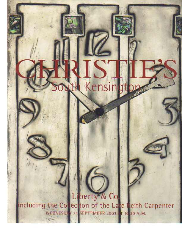 Christies 2003 Liberty & Co. inc the collection Keith Carpenter (Digital only)