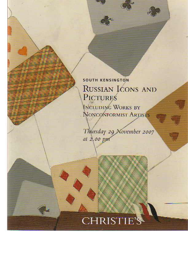 Christies November 2007 Russian Icons & Pictures