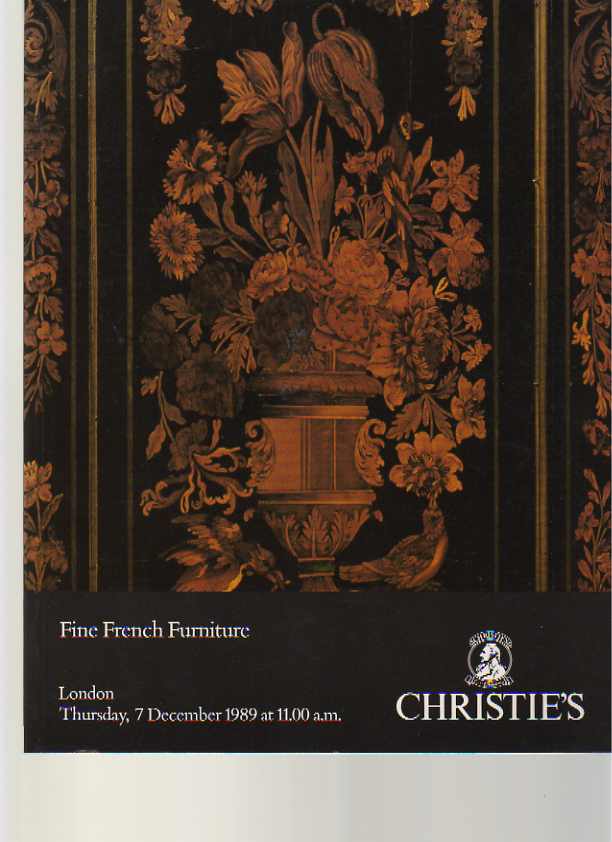 Christies 1989 Fine French Furniture