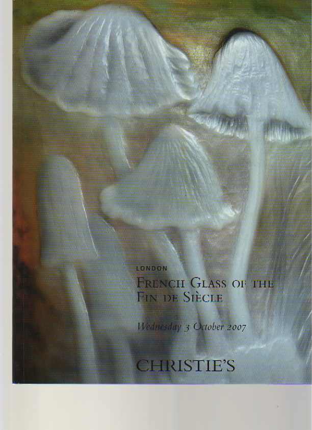 Christies 2007 French Glass of the Fin de Siecle - Click Image to Close