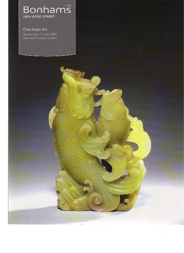 Bonhams June 2003 Fine Asian Art